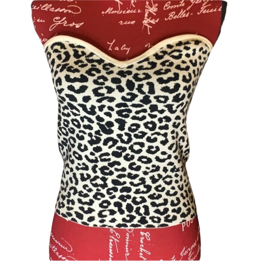 Sweater Bustier Top